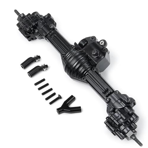Kompatibel Mit Axial Für SCX10 II 90028 1/10 RC Für Rock Crawler Autos Upgrades Teile Vorne Hinten Gerade Komplette Achsen RC Vorder Hinterachse(Rear) von hjuink