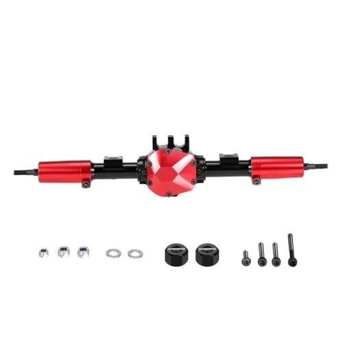 Kompatibel Mit Axial Für SCX10 II 90046 90047 1/10 RC Crawler Auto-Tuning-Teile Zubehör CNC-Metall-Vorder-/Hinterachsschutz RC Vorder Hinterachse(Front) von hjuink