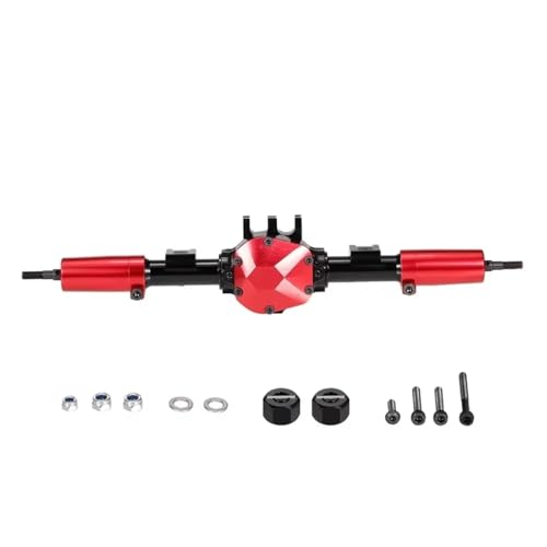 Kompatibel Mit Axial Für SCX10 II 90046 90047 1/10 RC Crawler Car Upgrade Modifikationsteile CNC Metall Vorder- Und Hinterachsenschutz RC Vorder Hinterachse(Rear) von hjuink