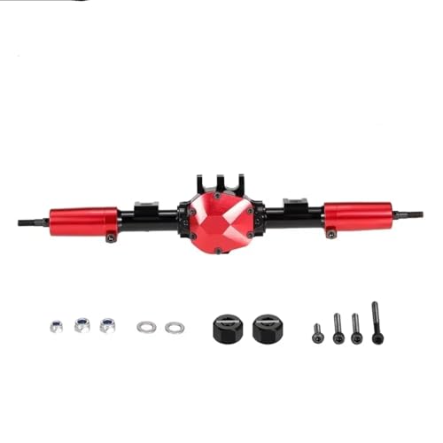 Kompatibel Mit Axial Für SCX10 II 90046 90047 1/10 RC Crawler Car Upgrade Modifikationsteile CNC Metall Vorder- Und Hinterachsenschutz RC Vorder Hinterachse(Rear) von hjuink