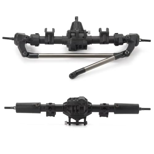 Kompatibel Mit Axial Für SCX10 II 90046 90047 90027 90028 1/10 RC Crawler-Tuningteile, Nylon, Vorne Und Hinten, Gerade, Komplette Achse RC Vorder Hinterachse(1set) von hjuink