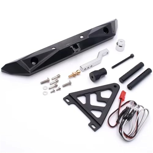 Kompatibel Mit Axial Für SCX10 II Für Traxxas Für TRX4 1/10 RC Crawler Car Aluminium-Heckstoßstange Mit Reserveradträger, Upgrade-Teile RC Stoßstange von hjuink