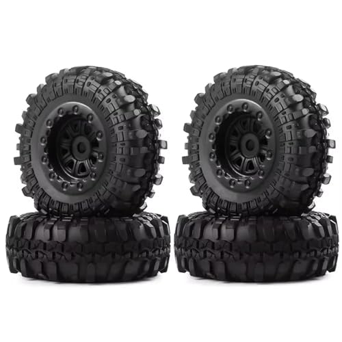 Kompatibel Mit Axial Für SCX24 90081 AXI00001 1/24 RC Crawler Auto Upgrade Teile Zubehör 4PCS Felgen Reifen Reifen Set 47X18mm Zubehör Teile RC Autos von hjuink
