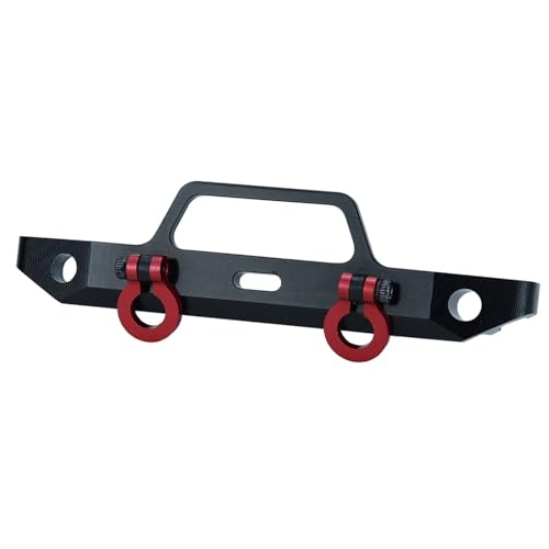 Kompatibel Mit Axial Für SCX24 Für Deadbolt 90081 AXI31616 1/24 RC Crawler Car Upgrade-Teile Metall-Frontstoßstange Mit Rettungshaken Abschlepphaken RC Stoßstange von hjuink