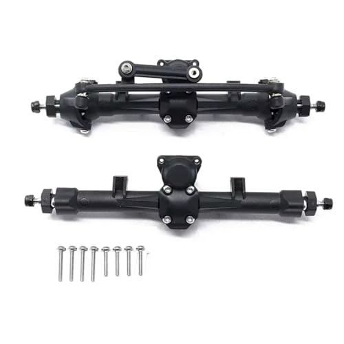 Kompatibel Mit Axial Für SCX24 Für Gladiator Für Bronco C10 1/24 RC Crawler Car Upgrade-Teile Vorne Hinten Portal Komplettes Achsenset RC Vorder Hinterachse von hjuink