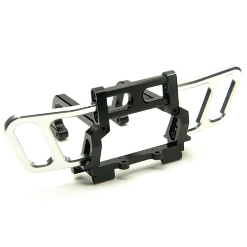 Kompatibel Mit Axial Für Wraith 1/10 RC Crawler Upgrade-Teilezubehör, Verschleißfeste RC-Frontstoßstange Aus Aluminiumlegierung RC Stoßstange(Black) von hjuink