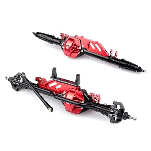 Kompatibel Mit Axial Für Wraith RR10 90048 1/10 RC Crawler Auto-Upgrades Teile Zubehör CNC Aluminium Vorder- Und Hinterachse Set RC Vorder Hinterachse(1set) von hjuink
