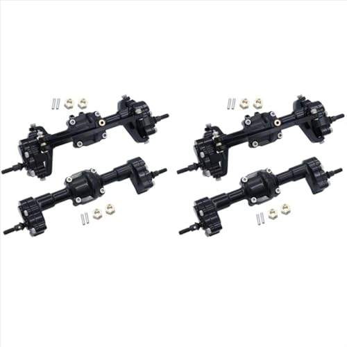 Kompatibel Mit FMS Für FCX24 1/24 RC-Auto-Upgrades, Teile, Ersatzzubehör, 2 X Komplettes Metall-Portalachsengetriebe Vorne Und Hinten RC Vorder Hinterachse Kompatibel Mit FMS Für FCX24 1/24 RC-Auto-Upgrades, Teile, Ersatzzubehör, 2 X Komplettes Metall-Portalachsengetriebe Vorne Und Hinten RC Vorder Hinterachse von hjuink