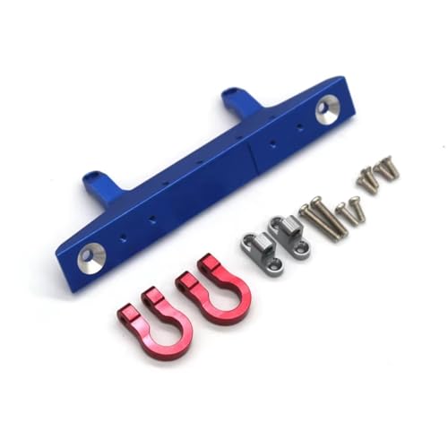 Kompatibel Mit FMS Für FCX24 1/24 RC-Fernbedienungsauto-Upgrade-Modifikationsersatzzubehörteile Metall-Frontstoßstange RC-Stoßstange(Blue) von hjuink