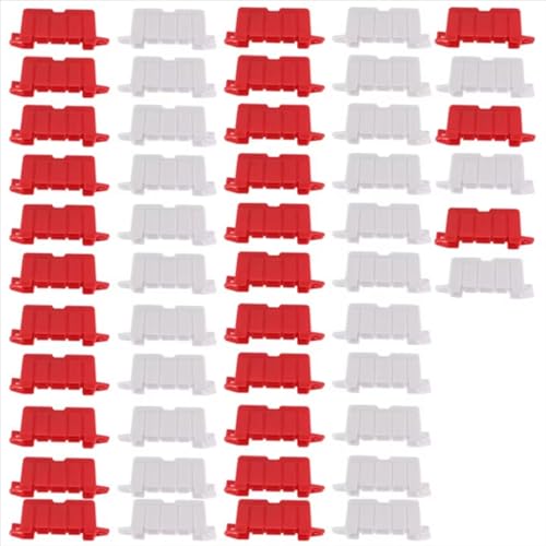 Kompatibel Mit HSP Für Tamiya Für HPI Für Kyosho 1/16 1/18 1/28 RC-LKW-Teile 50-teilige Straßenbarriere Verkehrszaun RC-Zubehör von hjuink