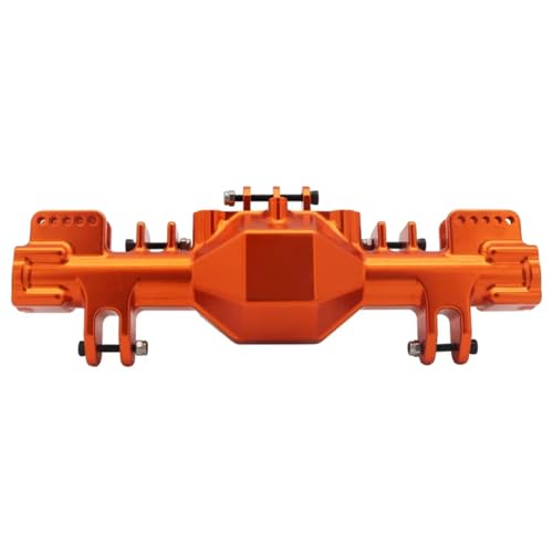 Kompatibel Mit Losi Für LMT 1/8 RC Monster Truck Auto-Upgrade-Modifikationsteile DIY Aluminiumlegierung Vorder- Und Hinterachsengehäuse RC Vorder Hinterachse(Orange) von hjuink