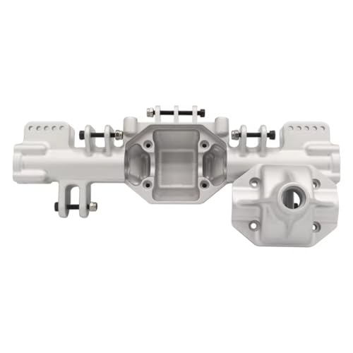 Kompatibel Mit Losi Für LMT 1/8 RC Monster Truck Auto-Upgrade-Modifikationsteile DIY Aluminiumlegierung Vorder- Und Hinterachsengehäuse RC Vorder Hinterachse(Silver) von hjuink
