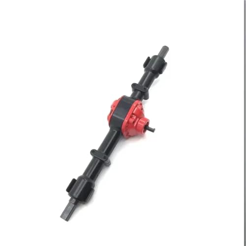 Kompatibel Mit MN D90 D91 99S FJ45 1/12 RC Truck Car Upgrade-Teile Modifikationszubehör Metall Vorder- Und Hinterbrückenachsensatz RC Vorder Hinterachse(Black,Rear) von hjuink