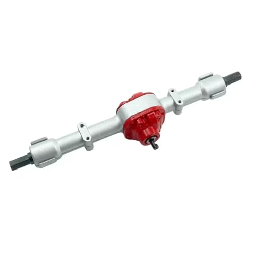 Kompatibel Mit MN D90 D91 99S FJ45 1/12 RC Truck Cars Upgrade-Teile Modifikation Ersatzmetall Vorder- Und Hinterbrückenachsensatz RC Vorder Hinterachse(Silver,Rear) von hjuink