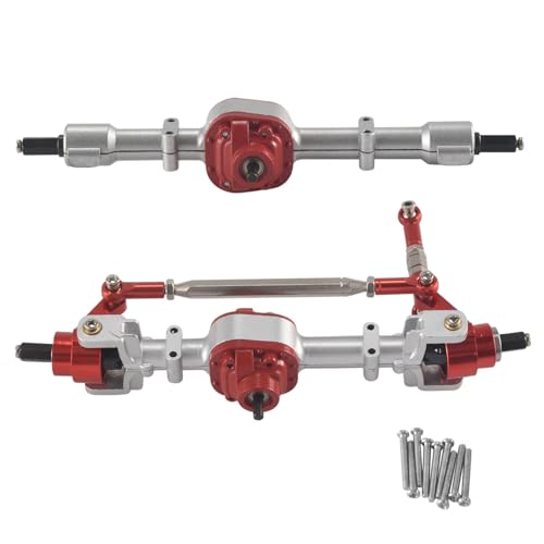 Kompatibel Mit MN D90 D91 D96 D99S MN90 MN96 MN99 Für MN99S 1/12 RC-Auto-Upgrade-Teile, Modifikation, Ersatzteil, Vorne Und Hinten, Komplette Achse RC Vorder Hinterachse von hjuink