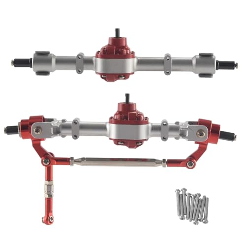 Kompatibel Mit MN D90 D91 D96 D99S MN90 MN96 MN99 Für MN99S 1/12 RC-Auto-Upgrade-Teile Zubehör Vorne Hinten Komplette Achse RC Vorder Hinterachse von hjuink