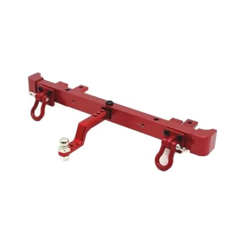 Kompatibel Mit MN Für MN82 LC79 1/12 RC Crawler Auto Modifikation Teile Upgrade Zubehör Metall Vorne Hinten Stoßstange RC-Stoßstange(Red,Rear) von hjuink