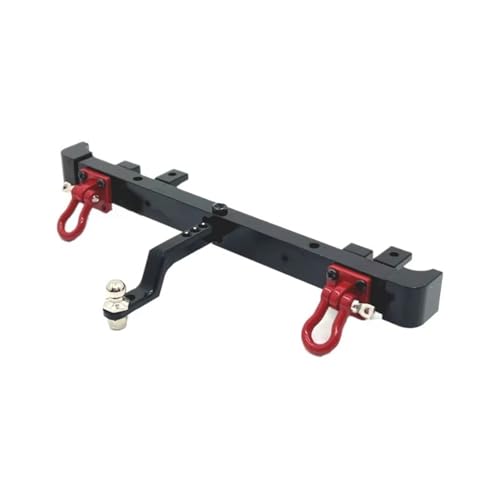 Kompatibel Mit MN Für MN82 LC79 1/12 RC-Modellautoteile, Metall, Verbessertes Zubehör Für Den Hinteren Stoßfängeranhängerhaken RC Stoßstange(Black) von hjuink