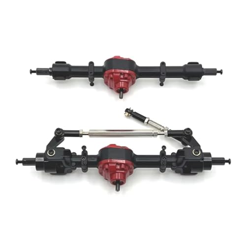 Kompatibel Mit MN Für MN82 LC79 Für MN78 1/12 Fernbedienungsauto-Upgrade-Teile Änderungszubehör Vordere Hinterachse RC Vorder Hinterachse(Black) von hjuink