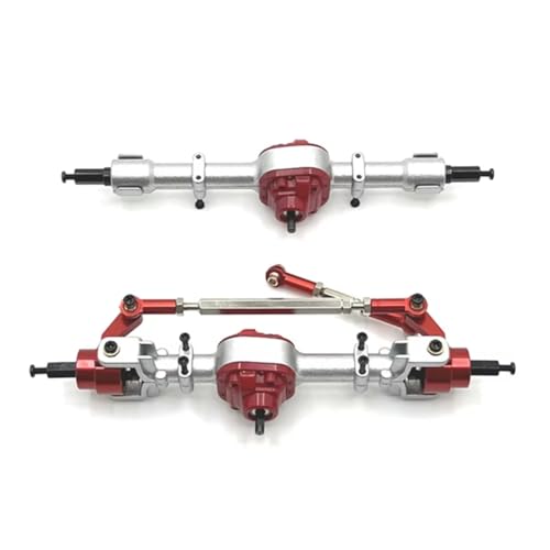 Kompatibel Mit MN Für MN82 LC79 Für MN78 1/12 Fernbedienungsauto-Upgrade-Teile Änderungszubehör Vordere Hinterachse RC Vorder Hinterachse(Red) von hjuink