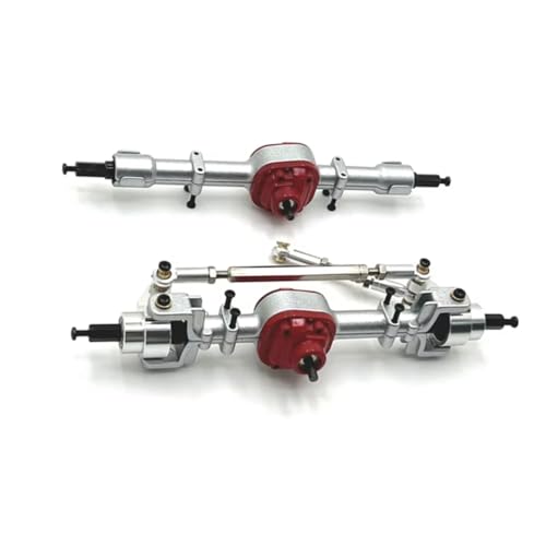 Kompatibel Mit MN Für MN82 LC79 Für MN78 1/12 Fernbedienungsauto-Upgrade-Teile Änderungszubehör Vordere Hinterachse RC Vorder Hinterachse(Silver) von hjuink