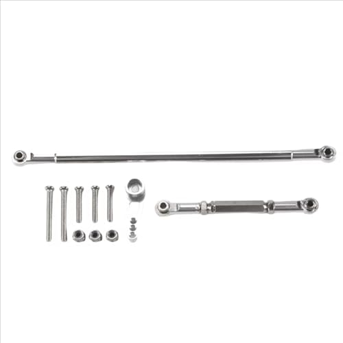 Kompatibel Mit MN MN86S MN86 MN86KS MN86K G500 1/12 RC-Auto-Upgrade-Teile Zubehör Metall-Lenkzugstange Servoverbindung Zubehör Teile RC Autos(Silver) von hjuink