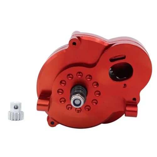 Kompatibel Mit MN128 MN86 MN86K MN86KS G500 1/12 RC Für Rock Crawler Truck Upgrade-Teile CNC-Getriebe Getriebe Motorgetriebe Zubehör Teile RC Autos(Red) von hjuink