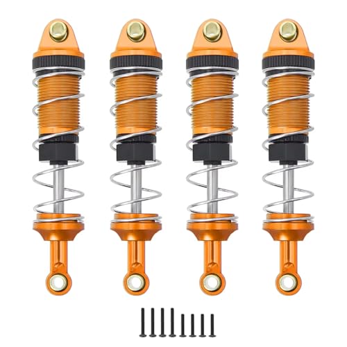 Kompatibel Mit MN128 MN86K MN86KS MN86 MN86S Für MN G500 Für MJX 16208 16209 16210 1/12 RC-Autoteile Ölstoßdämpfer Dampe Zubehör Teile RC Autos(Yellow) von hjuink