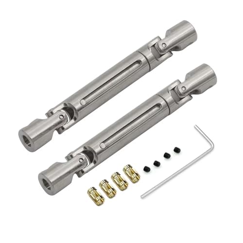 Kompatibel Mit MN78 Für MN82 LC79 1/12 RC-Autos, Upgrades, Teile, Ersatzzubehör, Metall-Antriebswelle CVD 3 Mm Bis 4 Mm Zubehör Teile RC Autos(Silver) von hjuink