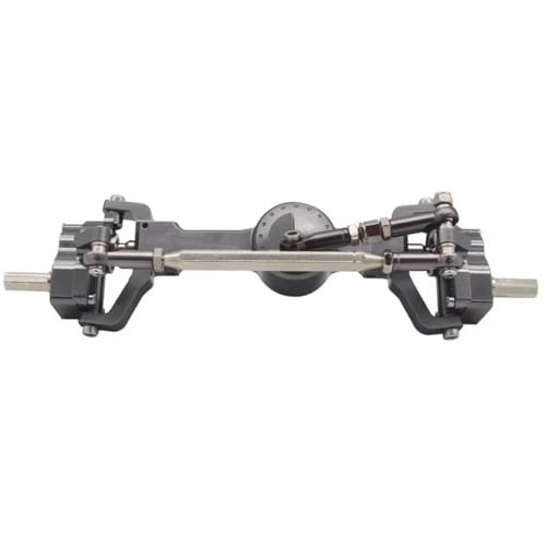 Kompatibel Mit MN99S Für MN D90 D91 D96 Für MN98 MN45 1/12 RC-Autos, Upgrade-Teile, CNC-Metalle, Vorne Und Hinten, Portalachsen-Set RC Vorder Hinterachse(Gray,Front) von hjuink