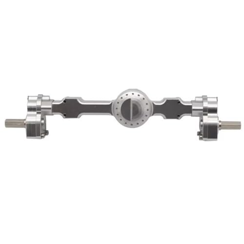 Kompatibel Mit MN99S Für MN D90 D91 D96 Für MN98 MN45 1/12 RC-Autos, Upgrade-Teile, CNC-Metalle, Vorne Und Hinten, Portalachsen-Set RC Vorder Hinterachse(Silver,Rear) von hjuink