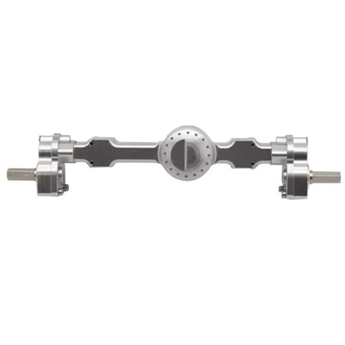 Kompatibel Mit MN99S Für MN D90 D91 D96 Für MN98 MN45 1/12 RC-Autos, Upgrade-Teile, CNC-Metalle, Vorne Und Hinten, Portalachsen-Set RC Vorder Hinterachse(Silver,Rear) von hjuink