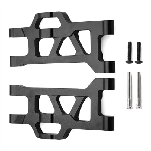 Kompatibel Mit TRAXXAS Für MINI Für MAXX Monster Truck RC-Auto-Upgrade-Teile, Aluminiumlegierung, Vorne Unten Für Schwingarme-Kit Zubehör Teile RC Autos(Black) von hjuink