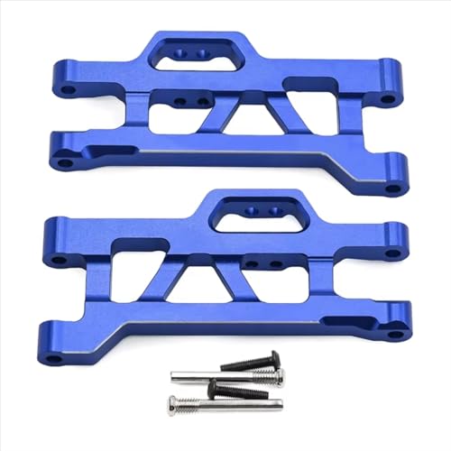 Kompatibel Mit TRAXXAS Für MINI Für MAXX Monster Truck RC-Auto-Upgrade-Zubehör, Aluminiumlegierung, Vorne Unten Für Schwingarme-Kit RC-Zubehör(Blue) von hjuink