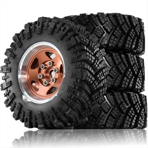 Kompatibel Mit TRX4 D90 Für Axial Für SCX10 II III 1/10 RC Crawler Autoteile 4 Stück 98 Mm Metall 1,9 Zoll Beadlock-Felge Gummireifensatz RC-Zubehör Kompatibel Mit TRX4 D90 Für Axial Für SCX10 II III 1/10 RC Crawler Autoteile 4 Stück 98 Mm Metall 1,9 Zoll Beadlock-Felge Gummireifensatz RC-Zubehör von hjuink