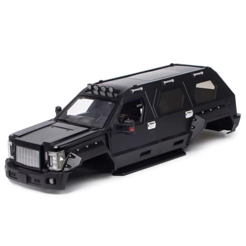 Kompatibel Mit TRX4 Für Axial Für SCX10 1/10 RC Crawler Autorahmen-Upgrade-Teile 324 Mm Radstand G.Patton GX Hard Body Shell RC-Zubehör(Black) von hjuink