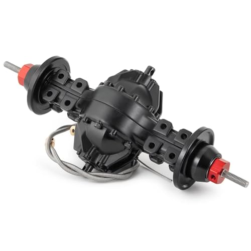 Kompatibel Mit Tamiya Für LMT 4WD 1/14 Fernbedienungsauto-Upgradeteil, Ersatzzubehör, Metall-Vorder-/Hinterachsensatz RC Vorder Hinterachse(Rear) von hjuink