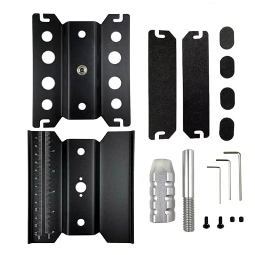 Kompatibel Mit Traxxas Für Axial Für Arrma Für Redcat 1/10 1/12 1/16 RC-Autoteilen 1 Satz Werkbank-Reparaturarbeitsplatz, 360° Drehbarer Lift RC-Zubehör(Black) von hjuink