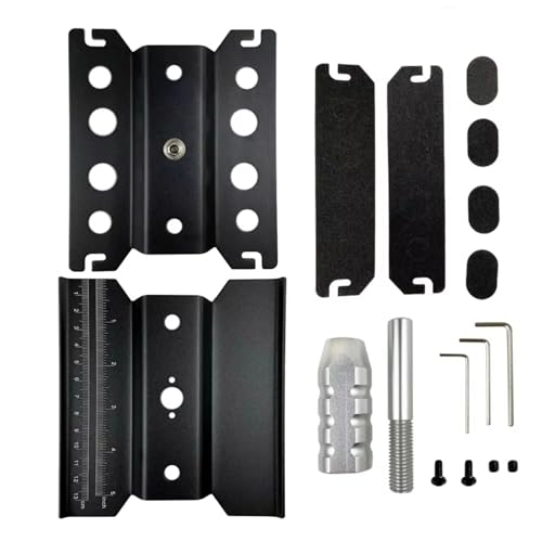 Kompatibel Mit Traxxas Für Axial Für Arrma Für Redcat 1/10 1/12 1/16 RC-Autoteilen 1 Satz Werkbank-Reparaturarbeitsplatz, 360° Drehbarer Lift RC-Zubehör(Black) von hjuink