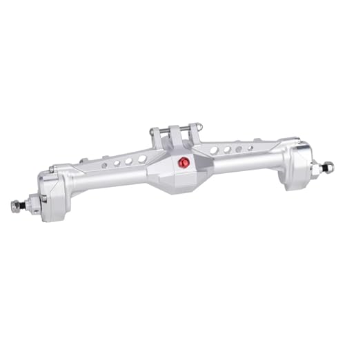 Kompatibel Mit Vanquish VS4-10 Für Phoenix F10 Für LCG 1/10 RC Für Chassis Crawler Cars Teile Aluminiumlegierung Vorne Hinten Portalachse RC Vorder Hinterachse(Silver,Rear) von hjuink