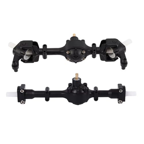 Kompatibel Mit WPL B1 B14 B24 C14 C24 C34 C44 1/16 RC-Auto-Upgrade-Teile, Modifikation, Ersatzteil, 2-teiliges Getriebe, Vorder- Und Hinterachse RC Vorder Hinterachse von hjuink