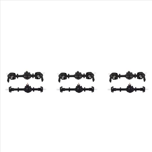Kompatibel Mit WPL B1 B14 B24 C14 C24 C34 C44 1/16 RC-Auto-Upgrade-Teile Zubehör 6-teiliges Metallgetriebe Vorder- Und Hinterachsbrücke RC Vorder Hinterachse von hjuink
