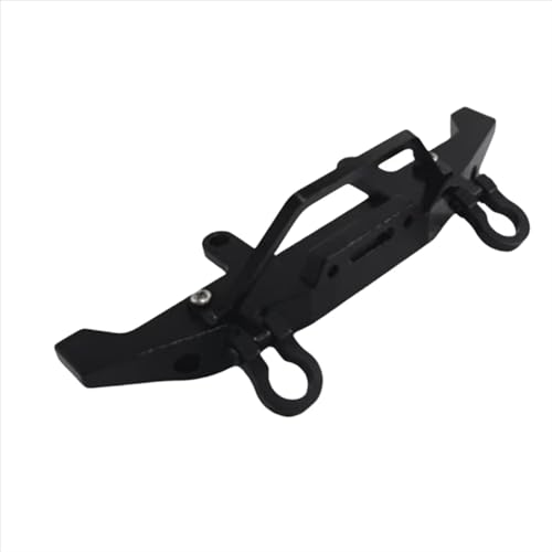 Kompatibel Mit WPL C14 C24 1/16 Fernbedienung Auto LKW Upgrade Teile Zubehör Metall Anti-Kollision Frontstoßstange RC-Stoßstange(Black) von hjuink