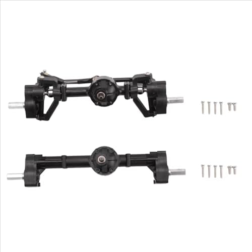 Kompatibel Mit WPL C14 C24 C24-1 C34 C44 B14 B24 1/16 RC-Auto-Upgrade-Teile, Modifikation, Ersatzteil, 2-teilige Portalachse Vorne Und Hinten RC Vorder Hinterachse von hjuink
