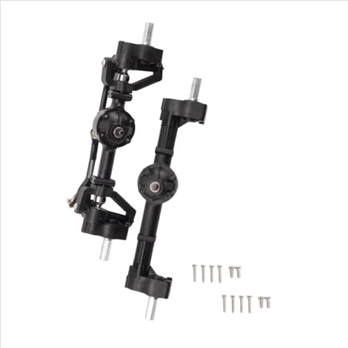 Kompatibel Mit WPL C14 C24 C24-1 C34 C44 B14 B24 1/16 RC-Auto-Upgrade-Teile, Modifikationszubehör, 2-teilige Portalachse Vorne Und Hinten RC Vorder Hinterachse von hjuink
