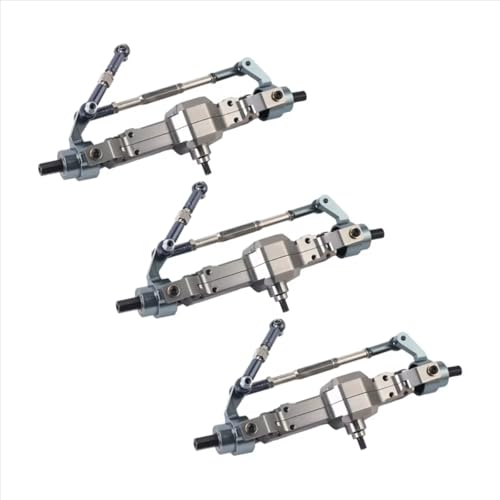 Kompatibel Mit WPL C14 C24 C34 C44 B14 B24 1/16 RC Truck Car Upgrade-Teile Accessori 3X Metall Vorder- Und Hinterachse Getriebe RC Vorder Hinterachse von hjuink