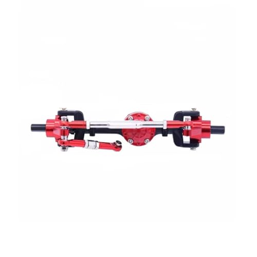 Kompatibel Mit WPL C14 C24 C34 C44 B14 B24 4WD 6WD 1/16 RC Truck Cars Upgrades Teile Metallgetriebe Vorne Hinten Brückenachse RC Vorder Hinterachse(Black,Front) von hjuink