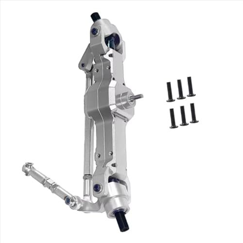 Kompatibel Mit WPL C14 C24 Für Feiyu 1/16 Fernbedienungsauto-Upgrade-Teile Zubehör Aluminiumlegierung Vorderachsenbaugruppe Zubehör Teile RC Autos(Silver) von hjuink
