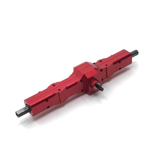 Kompatibel Mit WPL Für JJRC D12 FY Für Henglong 1/16 Fernbedienungsauto-Upgrade-Teile Zubehör Metall-Hinterachsbaugruppe RC Vorder Hinterachse(Red) von hjuink