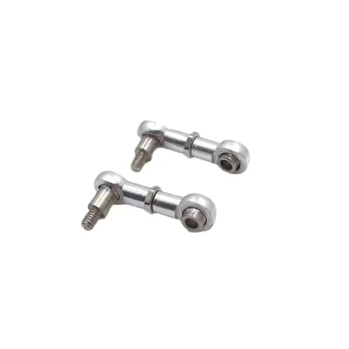 Kompatibel Mit Wltoys 284131 K969 K979 K989 P929 P939 1/28 RC-Auto-Upgrade-Teile, Modifikation, Ersatz-Lenkstange Aus Metall Zubehör Teile RC Autos(Silver) von hjuink